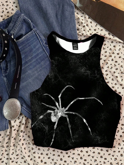 Halloween Pumpkin Tight Tank Top