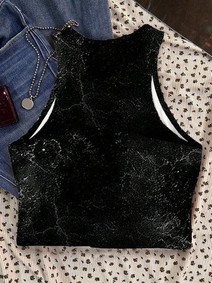 Halloween Pumpkin Tight Tank Top