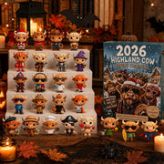 Highland Cow Advent Calendar 2026: 24 Collectible Figures