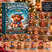 Highland Cow Advent Calendar 2026 24 Collectibles
