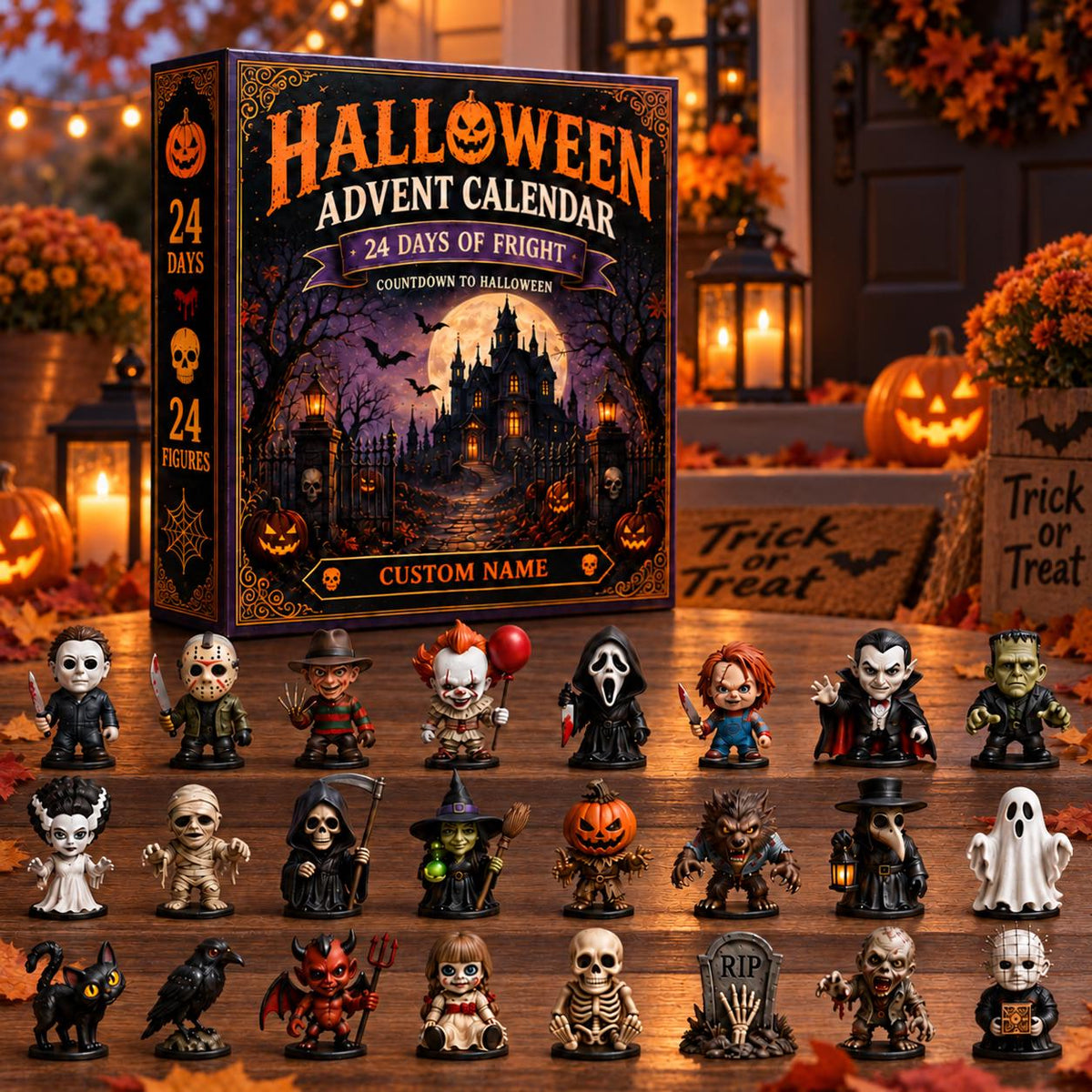 Horror Movie Chibi Figures Halloween Advent Calendar