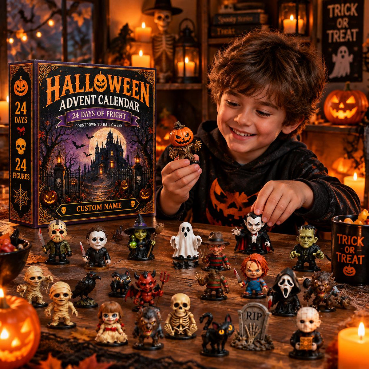 Horror Movie Chibi Figures Halloween Advent Calendar