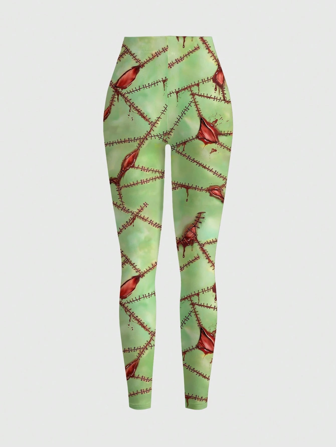 Horror Stitched Blood Splatter Leggings