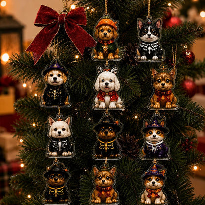 Howl-O-Ween Paw-ty Halloween Dog Figurine Advent Calendar