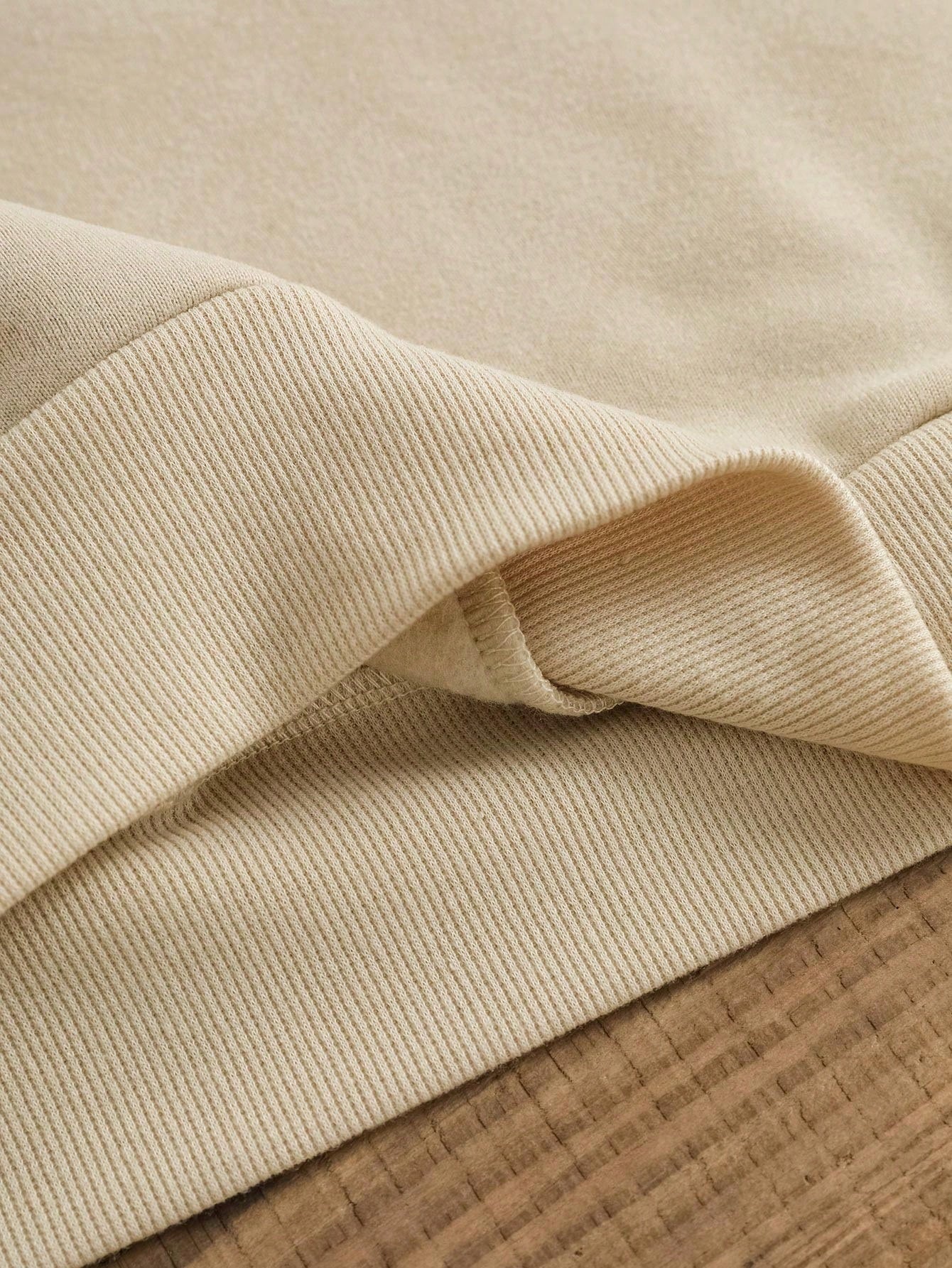 Graphic Striped Trim V-Neck Pullover Sweatshirt for Women