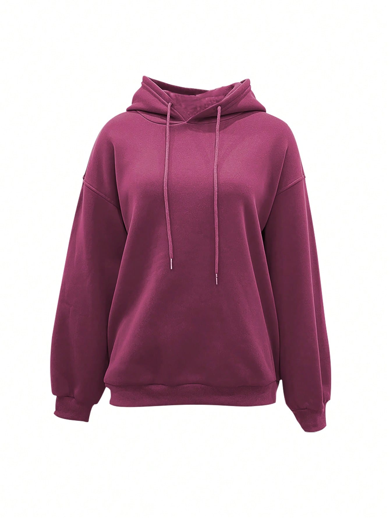 Stylish Hot Pink Letter Print Hooded Sweatshirt for Women | Casual Spring/Fall Pullover
