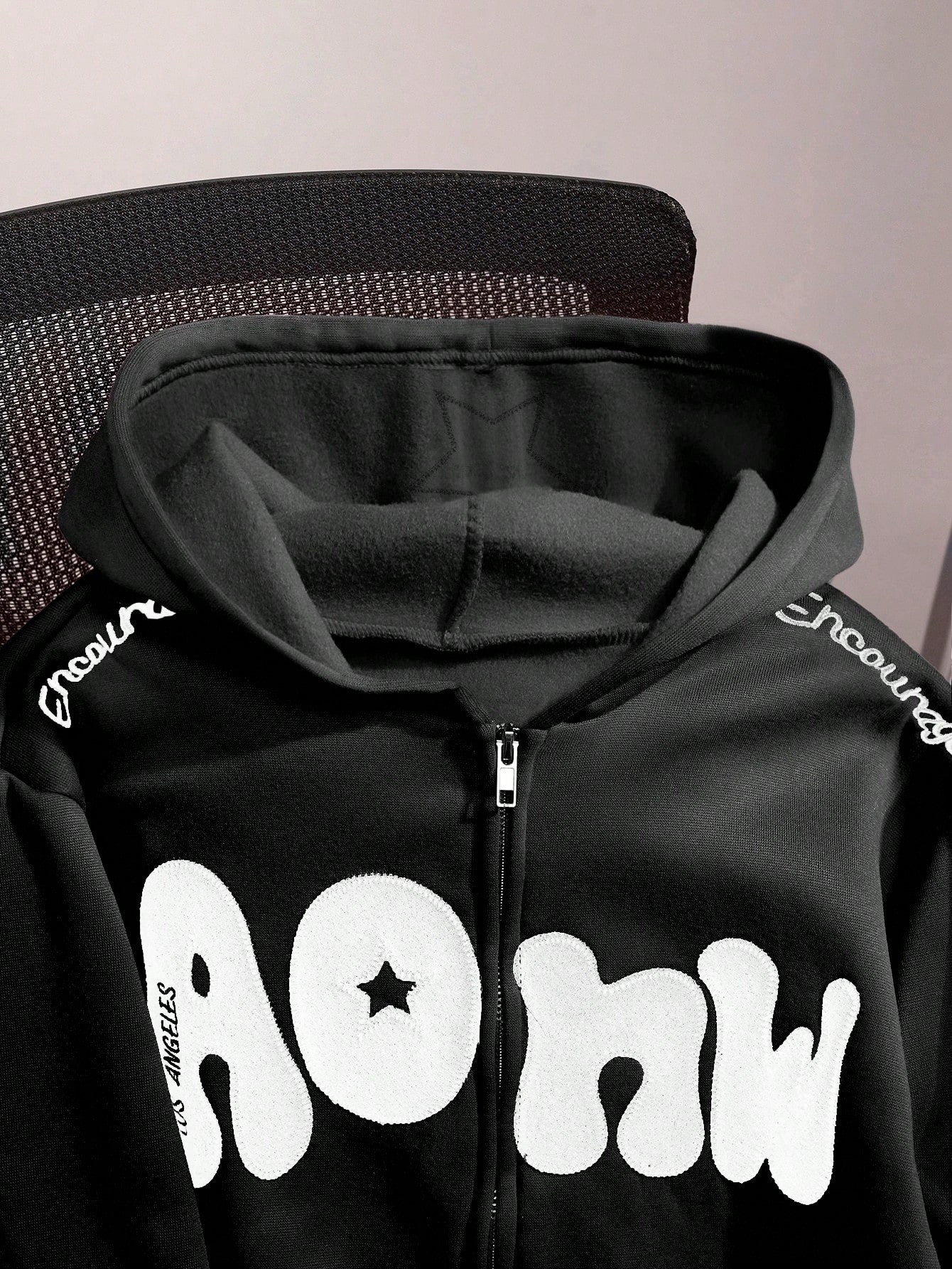 Women’s Casual Embroidered Floral Sweatshirt for Fall & Winter