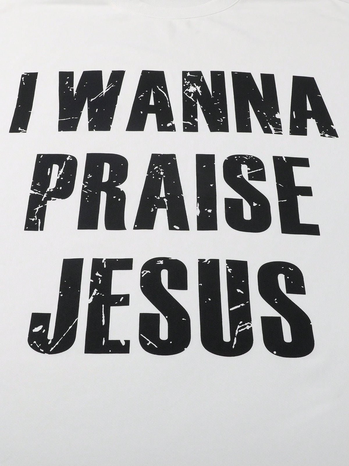 I Wanna Praise Jesus Oversized Graphic Tee