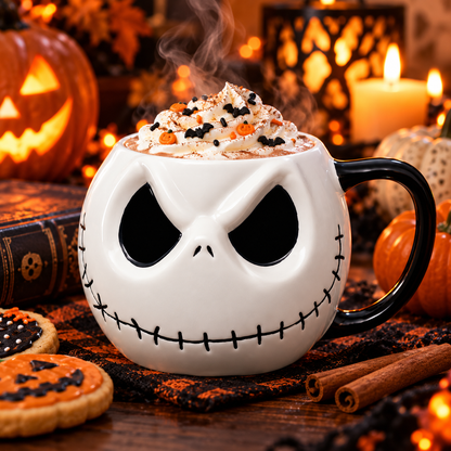 Jack Skellington Halloween Ceramic Coffee Mug