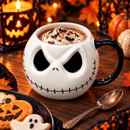 Jack Skellington Halloween Ceramic Coffee Mug
