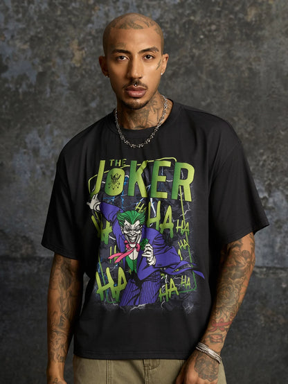 "Joker" mens Crew Neck Casual Versatile Tee