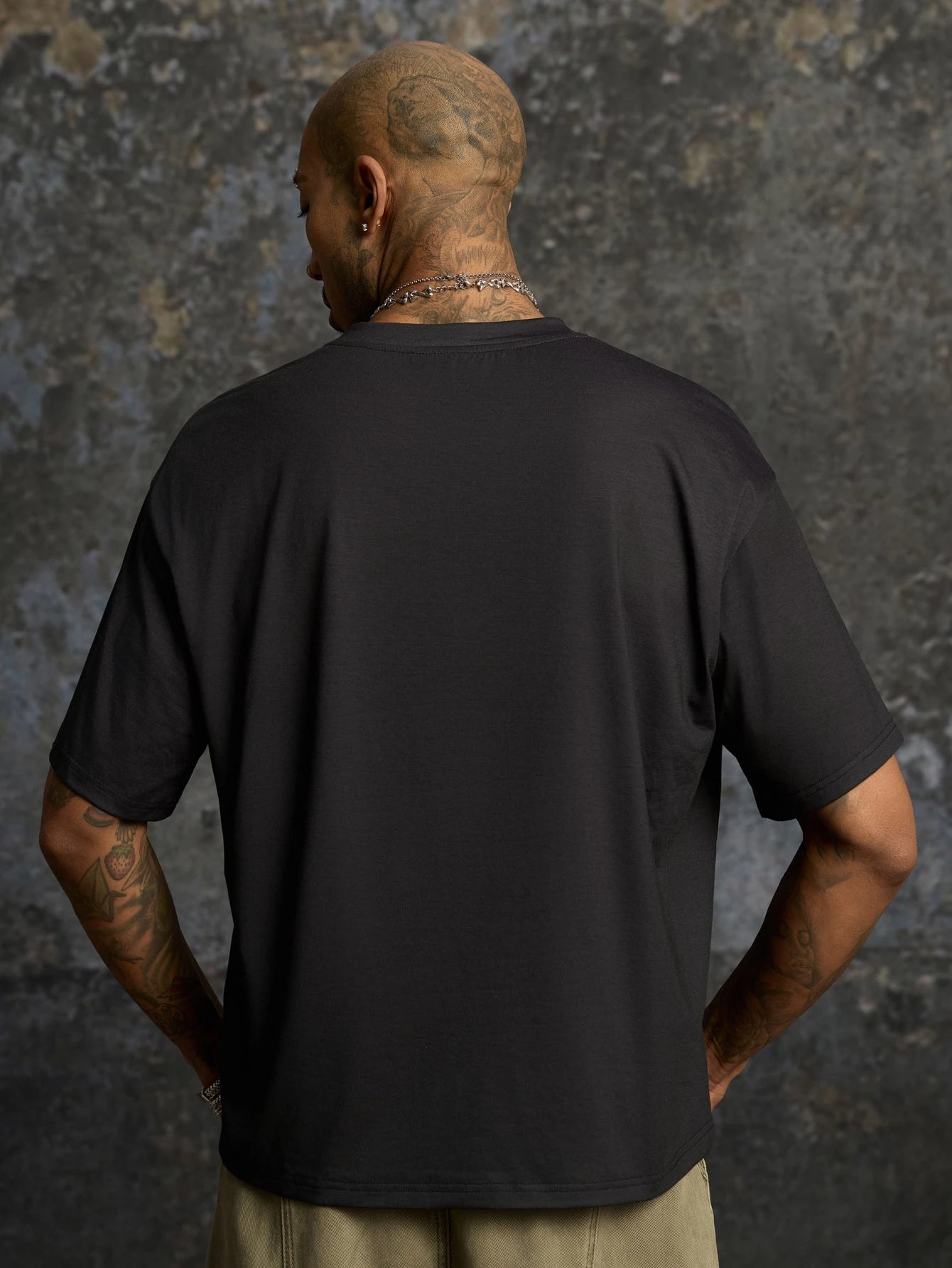 "Joker" mens Crew Neck Casual Versatile Tee