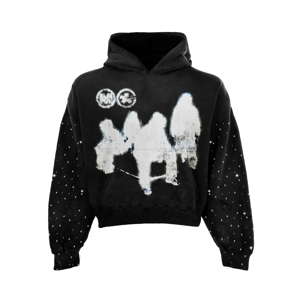 Afterimage Rhinestone Hoodie