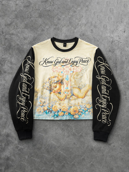 Know God Angel Faith Polyester Sweatshirt
