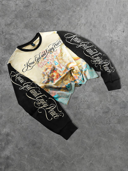 Know God Angel Faith Polyester Sweatshirt