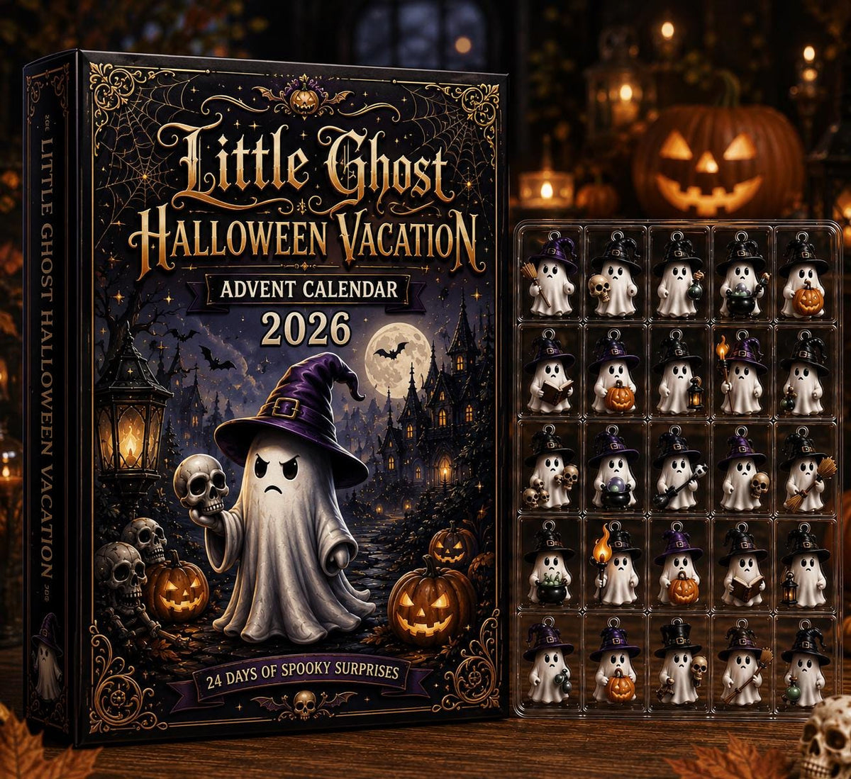 Little Ghost Halloween Vacation Advent Calendar 2026