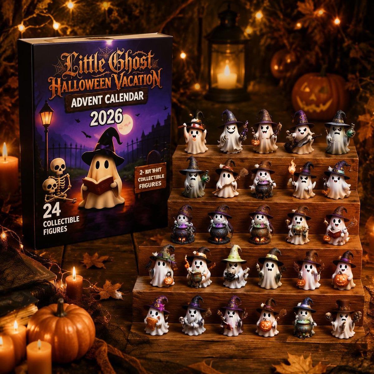 Little Ghost Halloween Vacation Advent Calendar 2026