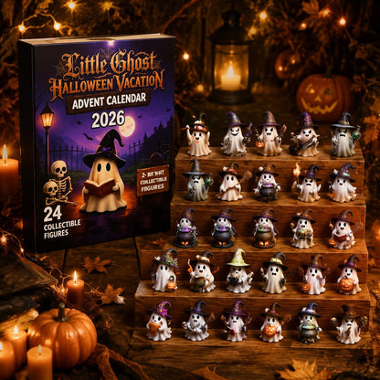 Little Ghost Halloween Vacation Advent Calendar 2026