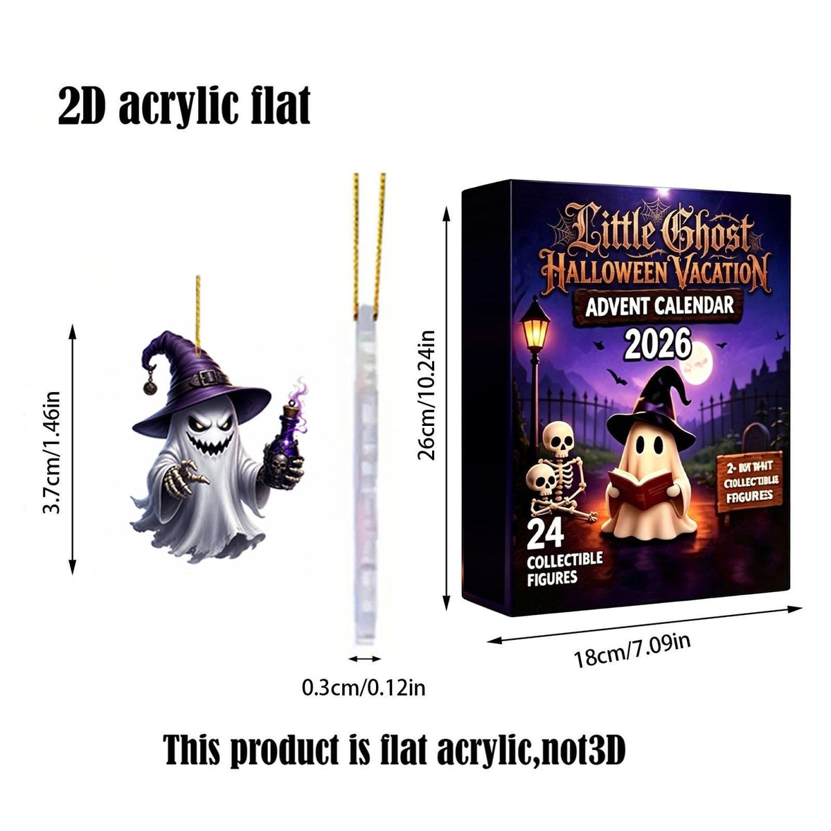 Little Ghost Halloween Vacation Advent Calendar 2026