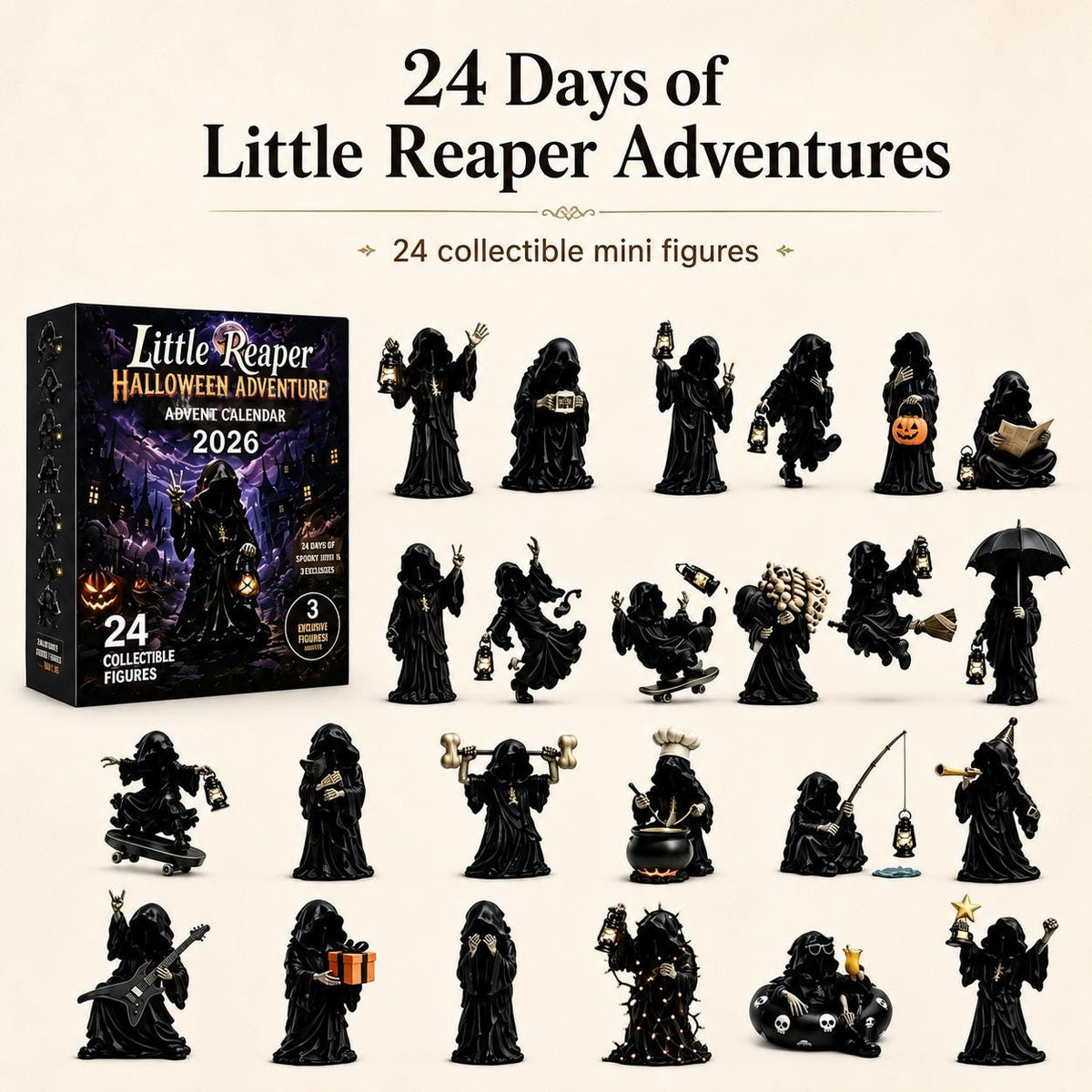 Little Reaper Halloween Adventure Collectible Calendar
