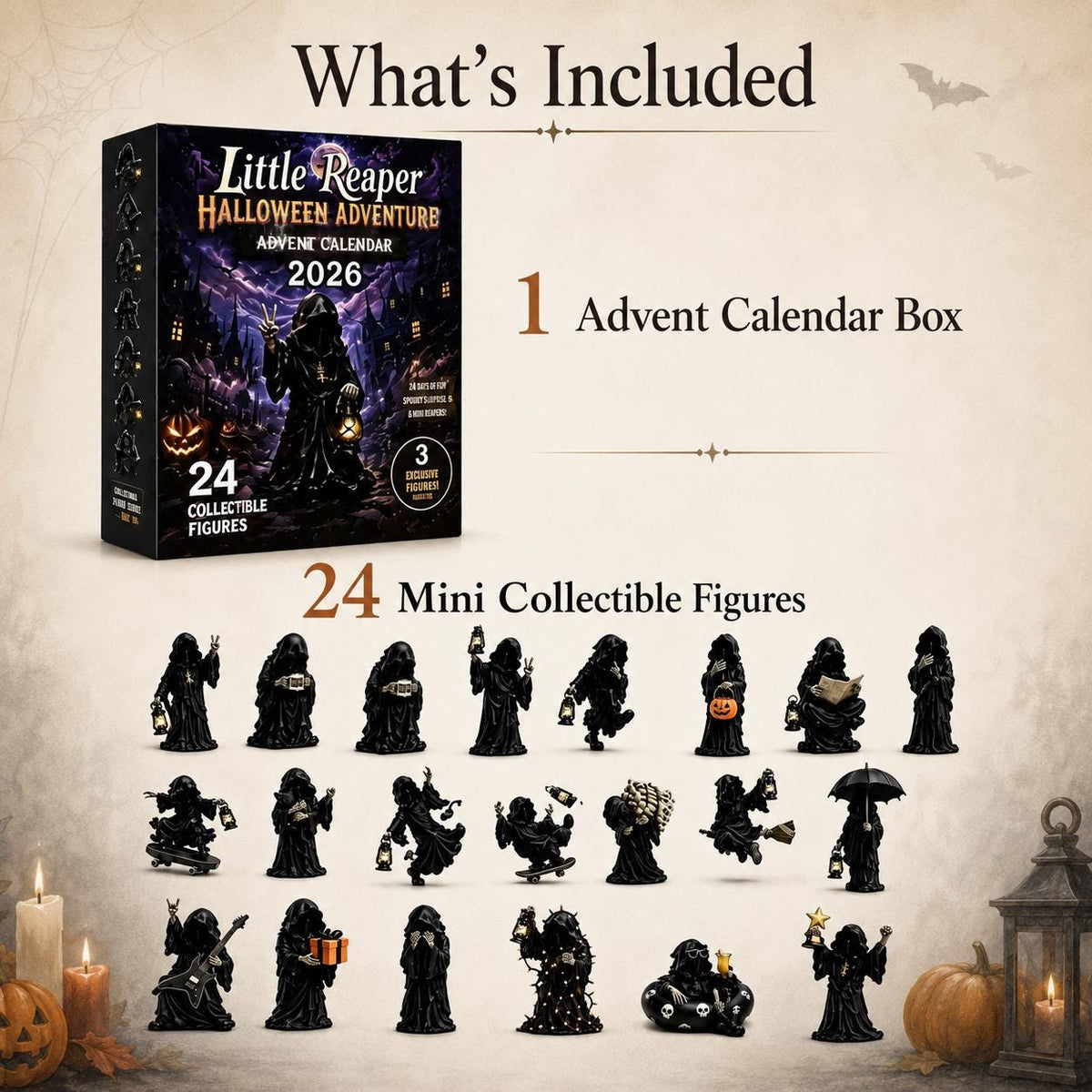 Little Reaper Halloween Adventure Collectible Calendar