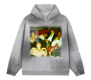 Mafia Faded Distress Hoodie