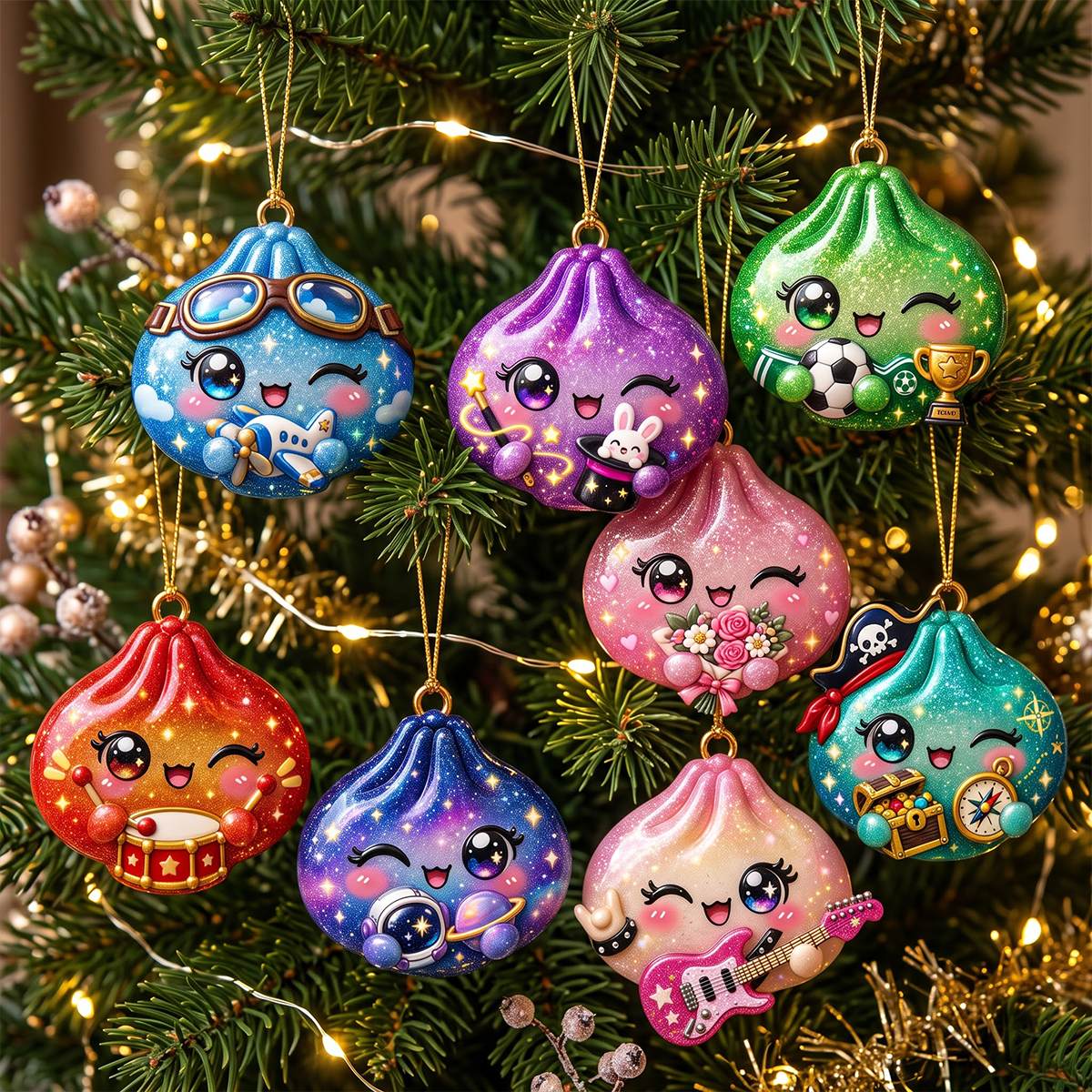 Sweet Little Dumpling This Season Advent Calendar 2026 - 24 Day Spirits Countdown, Acrylic Charms Blind Box - Gift For Family