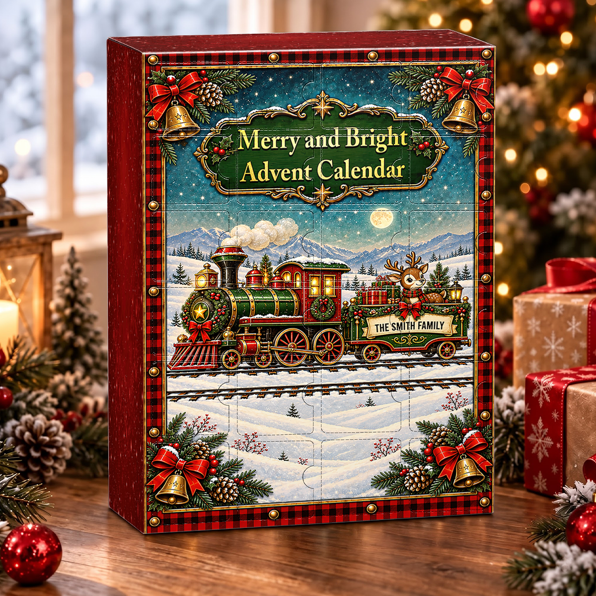 Christmas Together Advent Calendar 2026 - 24 Day Spirits Countdown, Acrylic Charms Blind Box - Gift For Family