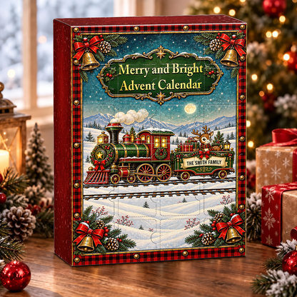 Christmas Together Advent Calendar 2026 - 24 Day Spirits Countdown, Acrylic Charms Blind Box - Gift For Family