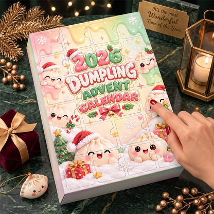 Sweet Little Dumpling This Season Advent Calendar 2026 - 24 Day Spirits Countdown, Acrylic Charms Blind Box - Gift For Family