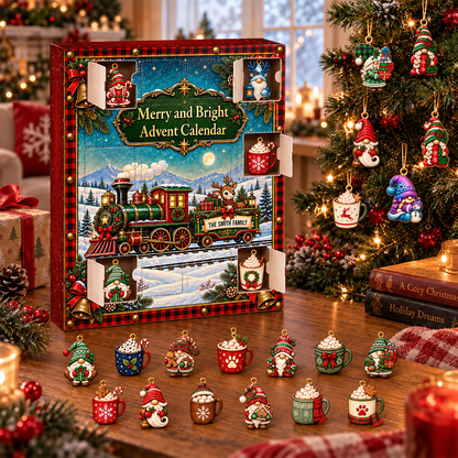 Christmas Together Advent Calendar 2026 - 24 Day Spirits Countdown, Acrylic Charms Blind Box - Gift For Family