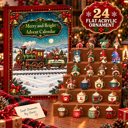 Christmas Together Advent Calendar 2026 - 24 Day Spirits Countdown, Acrylic Charms Blind Box - Gift For Family