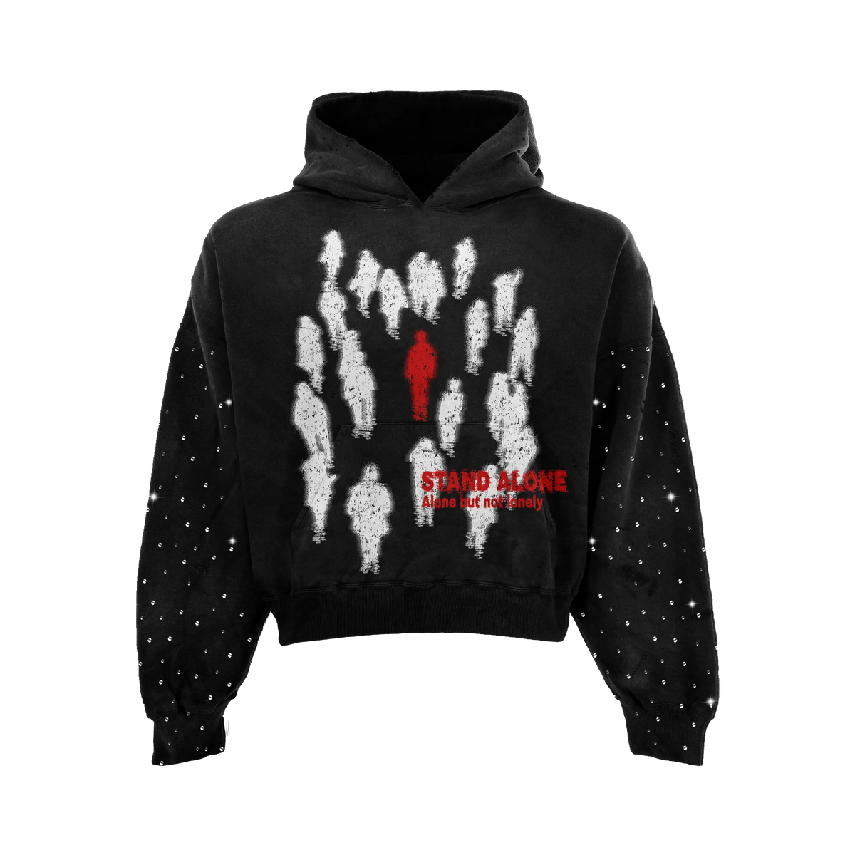 Stand Alone Rhinestone Hoodie