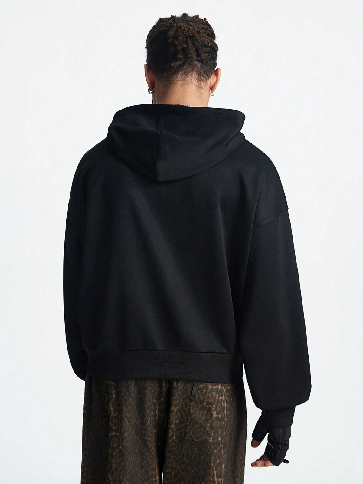 Manfinity NXTstreet Letter Figure Hoodie