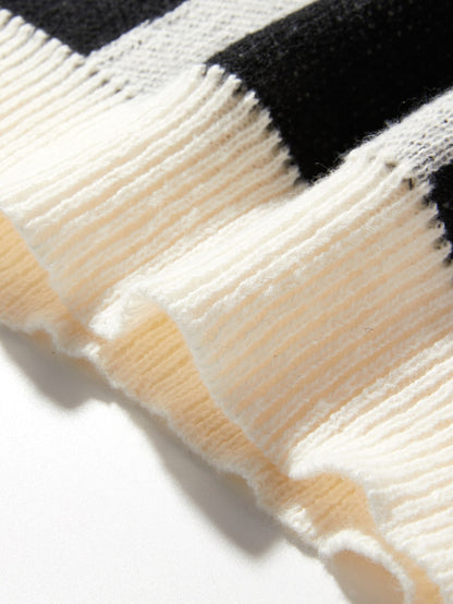 Men’s Graphic Colorblock Knit Sweater