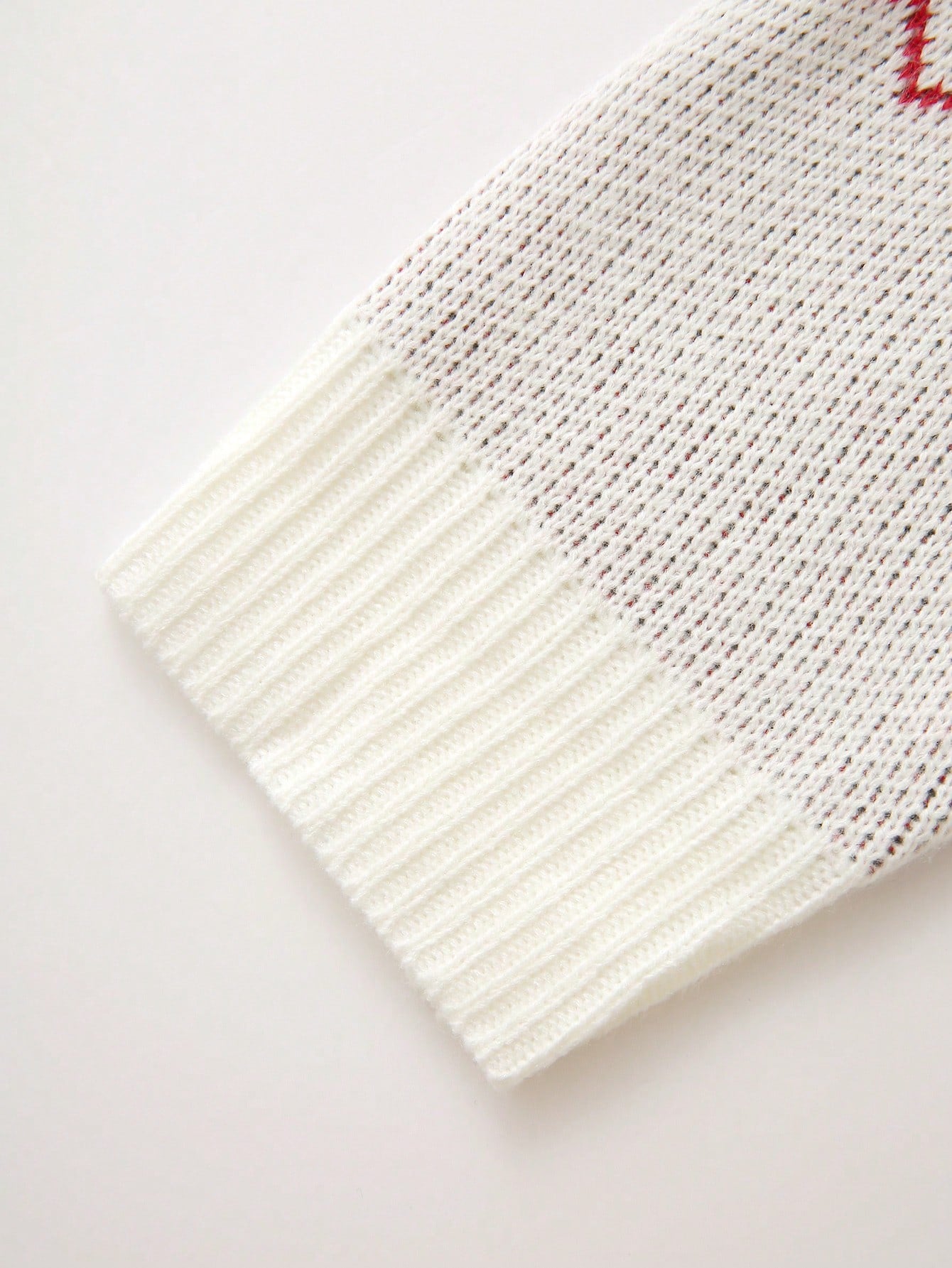 Christmas Deer Pattern Funny Loose Fit Crew Neck Pullover Sweater