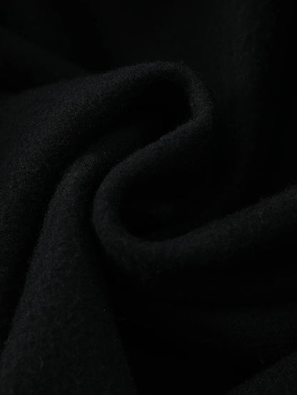 Men Hip Hop Dark Letter Print Hoodie