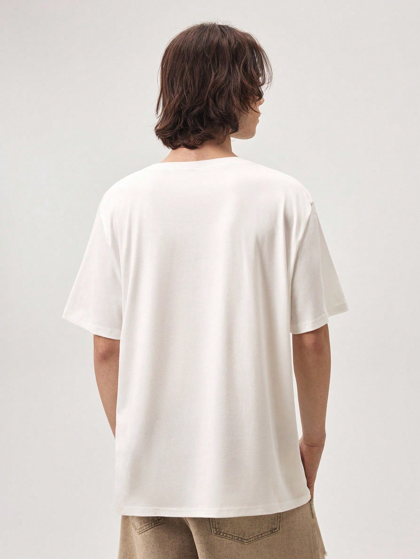 Men Letter Print 2006 Short Sleeve T-Shirt