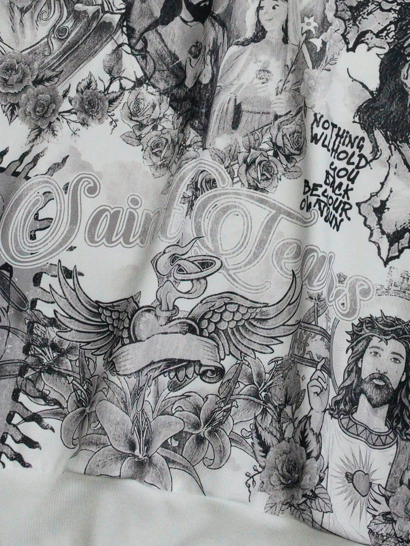 Men Street Graphic Print Hoodie