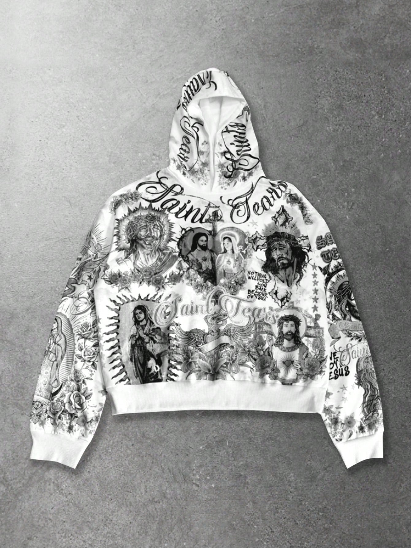 Men Street Graphic Print Hoodie