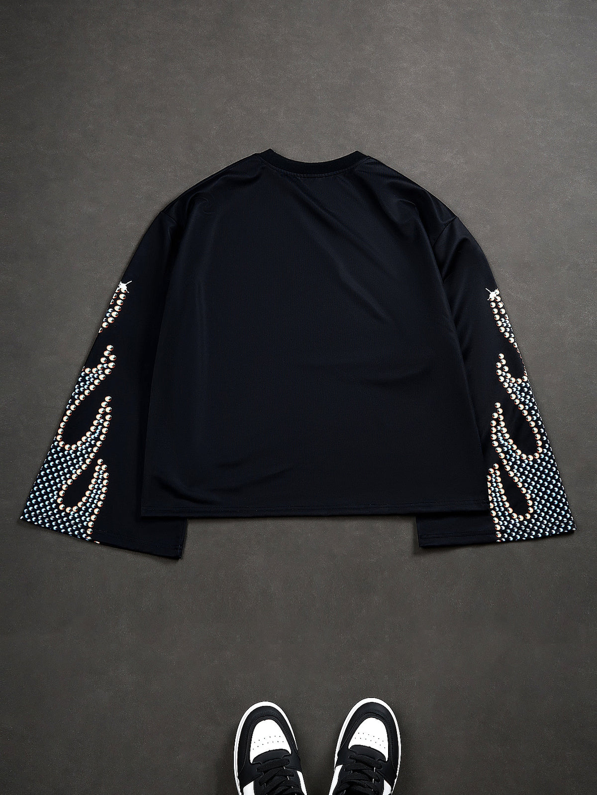 Men Vintage Distressed Eye Graphic Sweatshirt