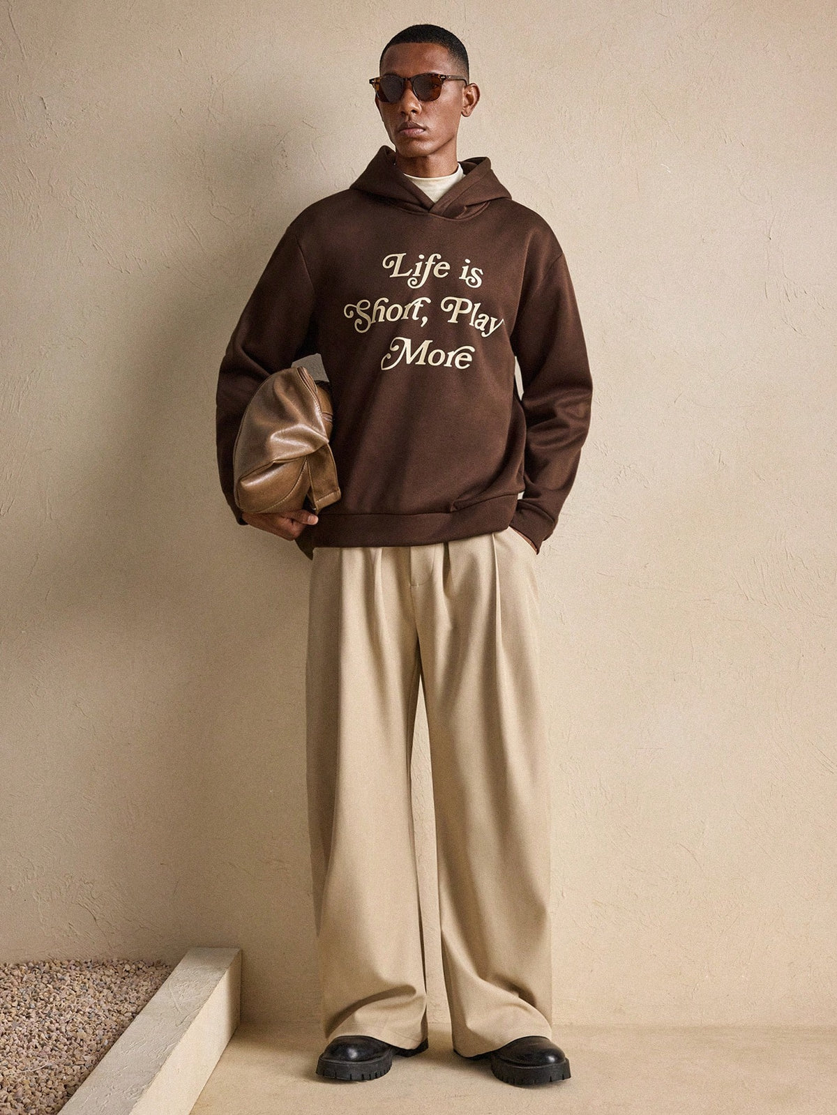 Men Vintage Y2K Loose Oversized Hoodie