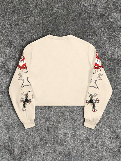 Men's Casual Graphic Print Sweatshirt