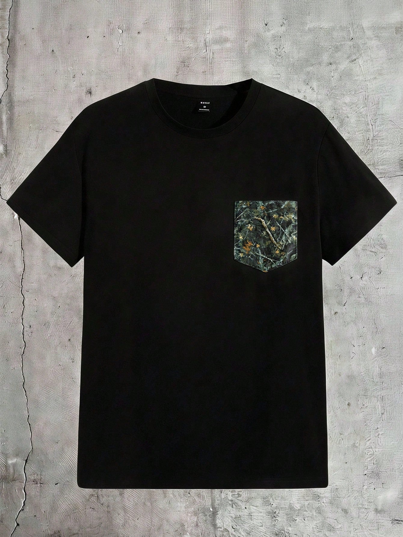 Men's Casual Printed Pocket T-Shirt