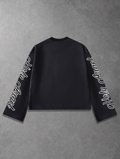 Men's Collegiate Printed Long Sleeve T-Shirt