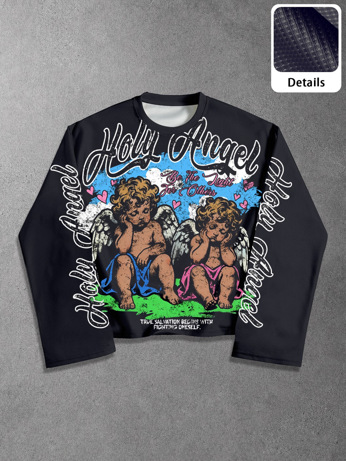 Men's Collegiate Printed Long Sleeve T-Shirt