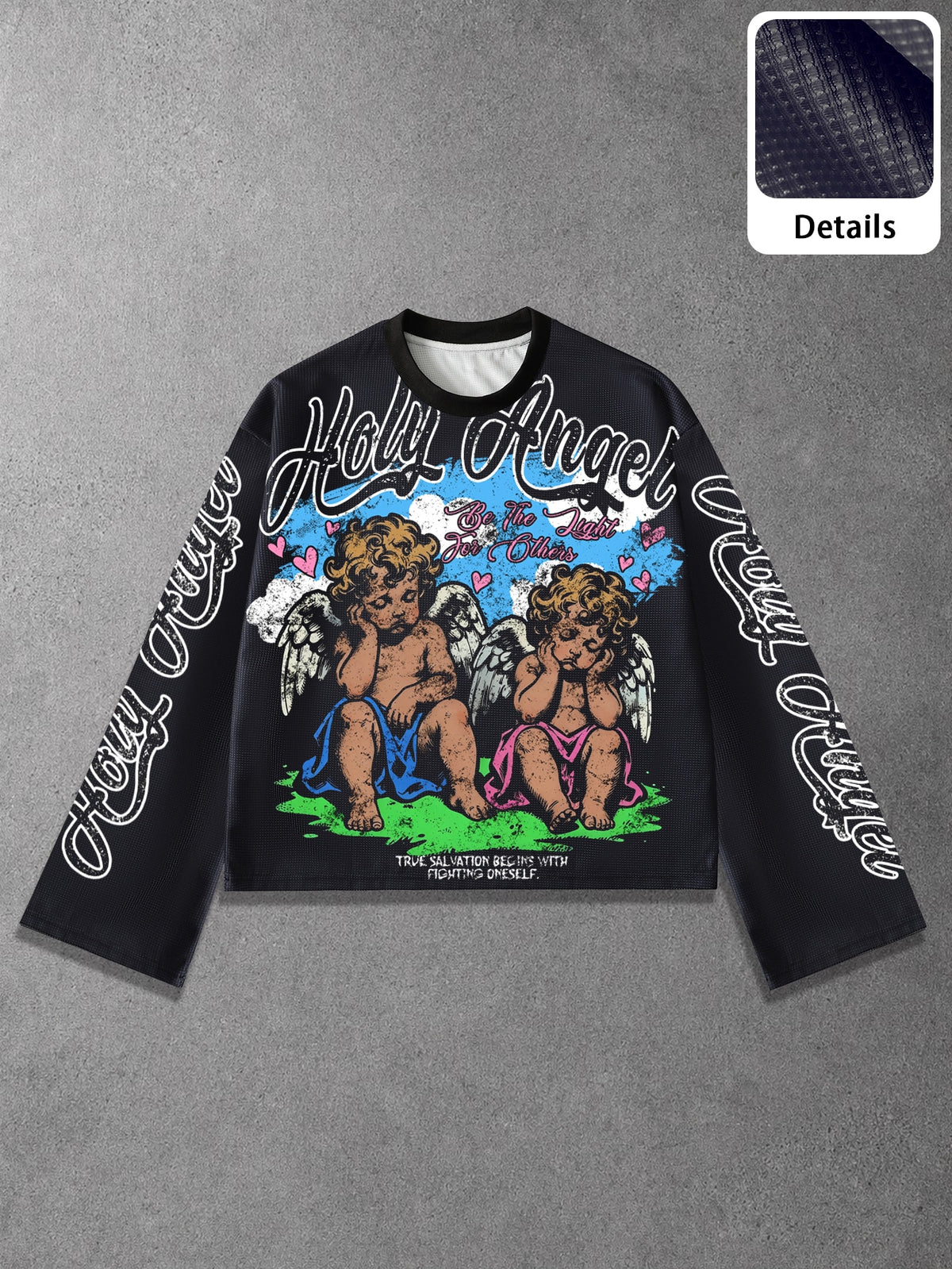 Men's Collegiate Printed Long Sleeve T-Shirt