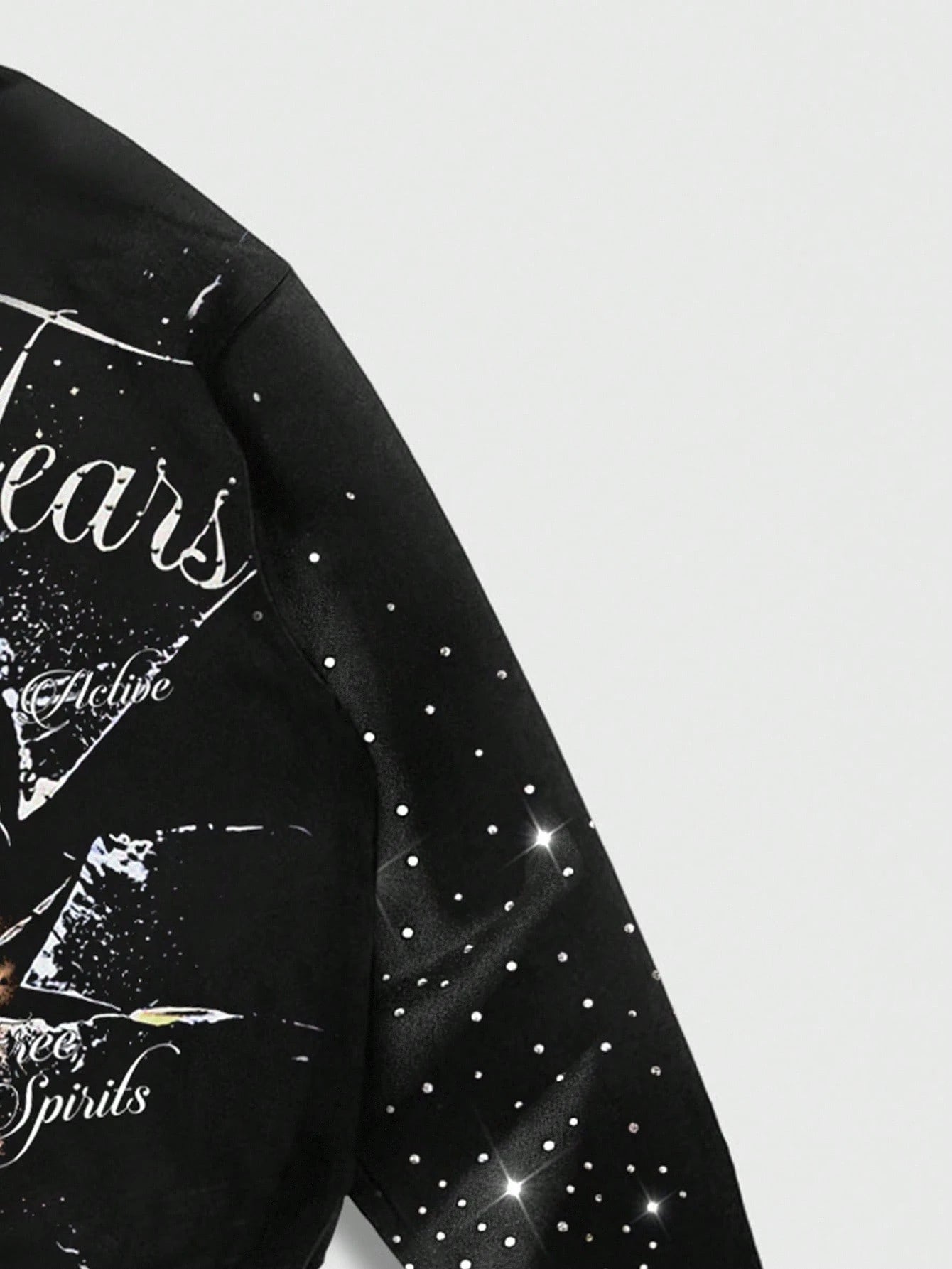 Men's Eye English Graphic Streetwear Hoodie