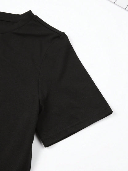 Men's Gothic Blessed Cross Graphic Cotton Tee
