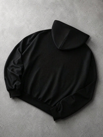 Men's Gothic Cross Print Streetwear Hoodie